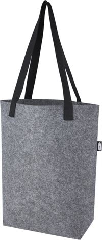 AMPIA BORSA IN FELTRO ICICLATO GRS
